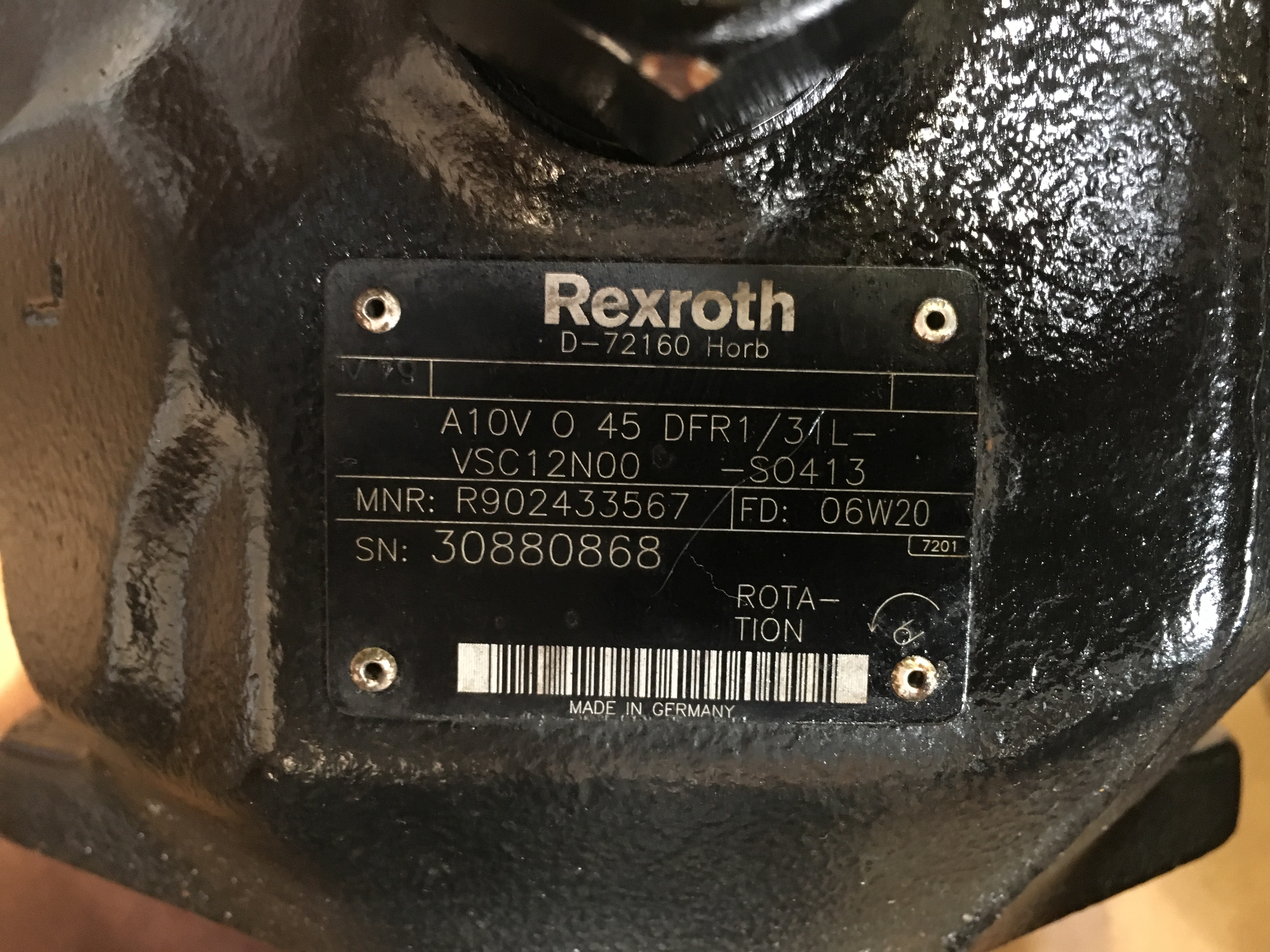 ref-pompe-hydraulique-rexroth-a10vo45dfr1